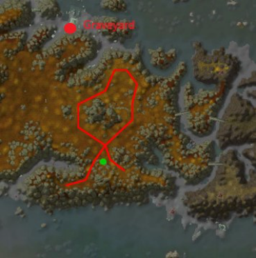 Azuregos path