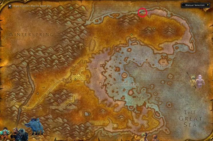 Azshara altar map