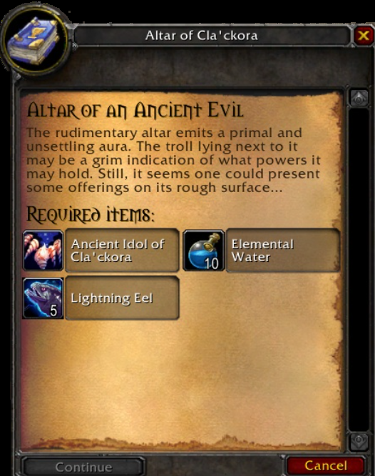 Altar of an Ancient Evil